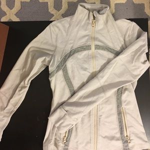 Lululemon gray zip-up - great condition!